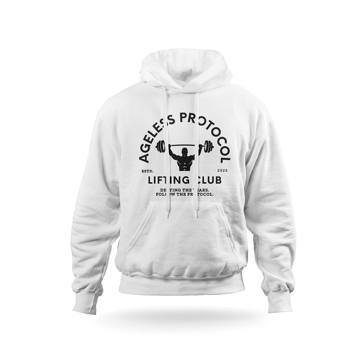 "AGELESS PROTOCOL LIFTING CLUB" Unisex Hoodie